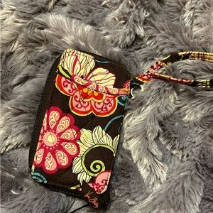 Vera Bradley Wristlet - Rare Mod Floral Pink Print
